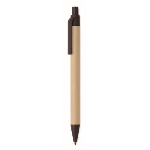 Push ball pen coffee husk/ABS  MO9862-01