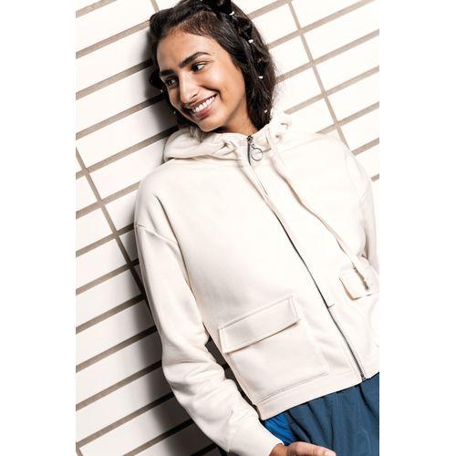 Ladies’ zipped sweatshirt -300g