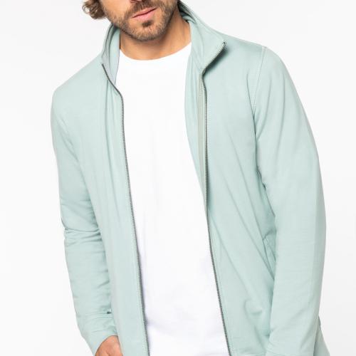 Men's  jacket with a high neck - 260gsm