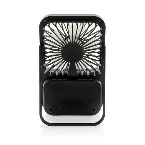 Aervina RCS recycled plastic re-chargeable desk fan