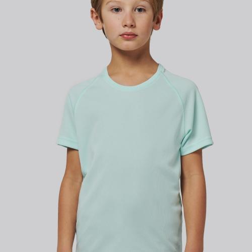 Kids' short-sleeved sports T-shirt