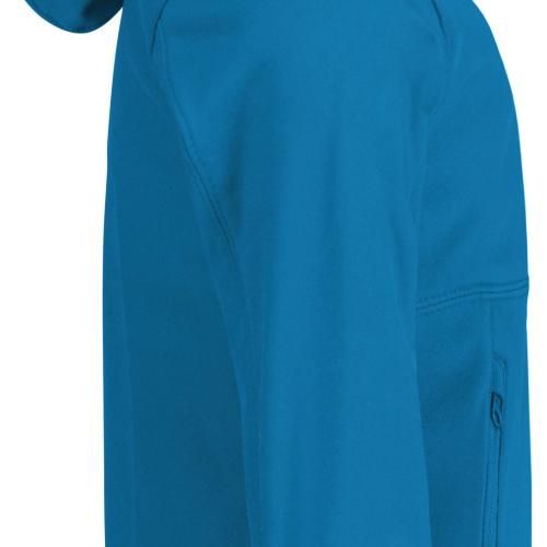 Kids' hooded softshell jacket