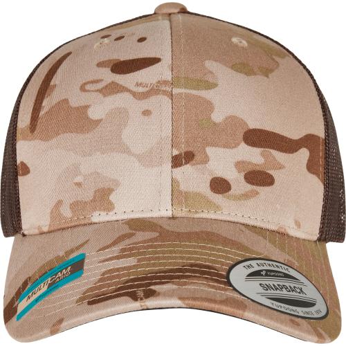 Retro Multicam trucker cap