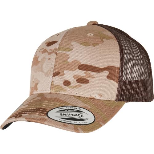 Retro Multicam trucker cap