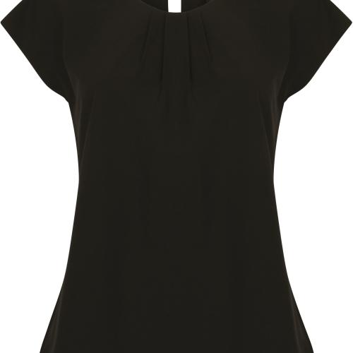Ladies' pleat front blouse
