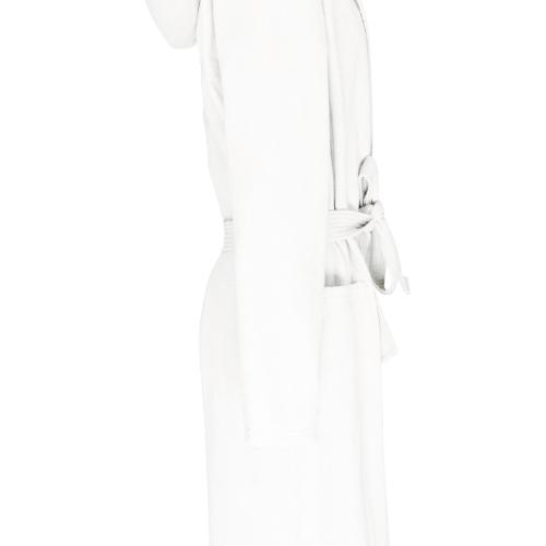 Unisex organic hooded bathrobe