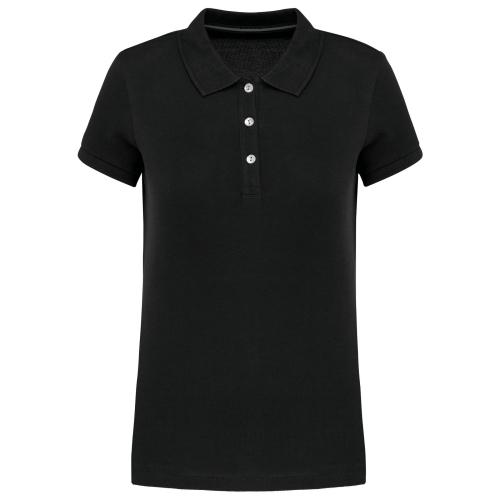 Polo Supima® manches courtes femme