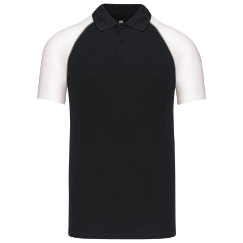 Polo baseball manches courtes
