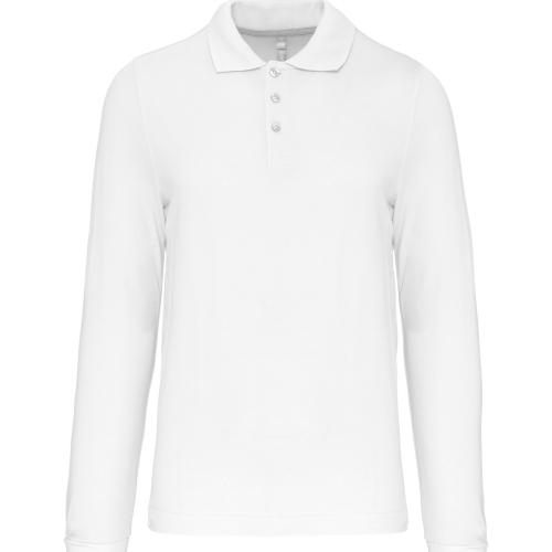 Men's long-sleeved polo shirt