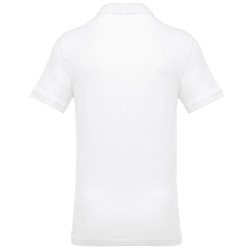 Men's short-sleeved piqué polo shirt