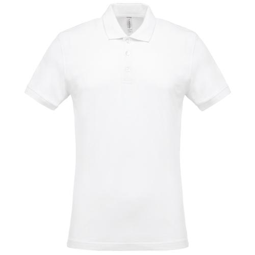 Men's short-sleeved piqué polo shirt
