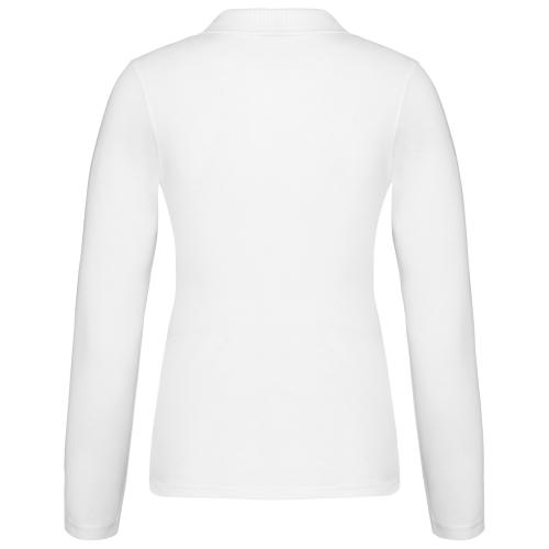 Ladies’ long-sleeved piqué polo shirt