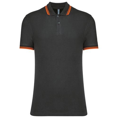 Polo homme manches courtes à rayures
