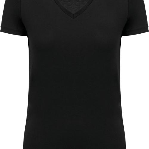 Ladies' Supima® V-neck short sleeve t-shirt