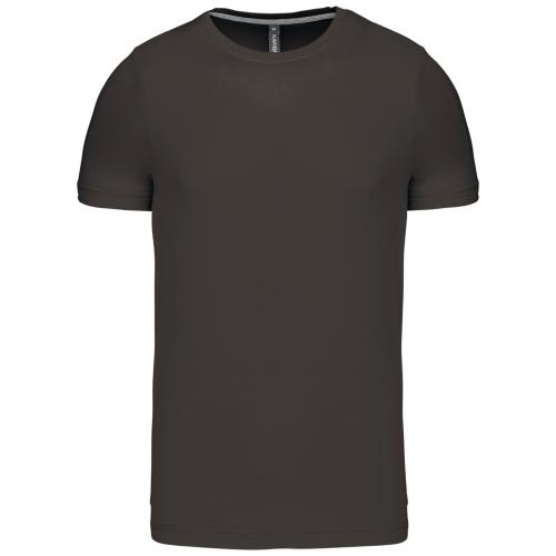 Short-sleeved crew neck T-shirt