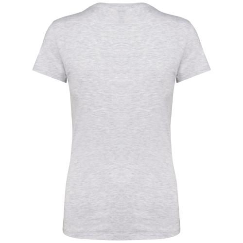 Ladies' short-sleeved V-neck T-shirt