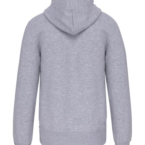 Sweat-shirt zippé capuche unisexe