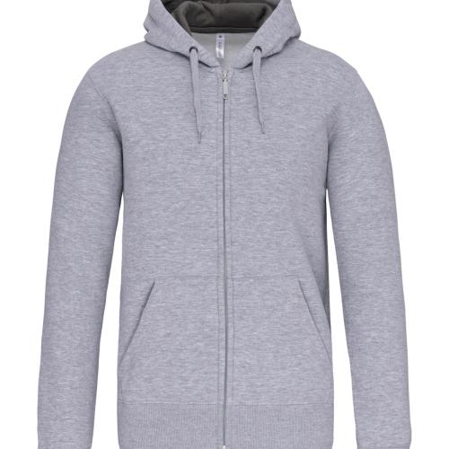 Sweat-shirt zippé capuche unisexe