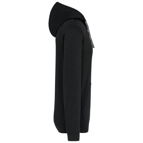 Men's contrast hooded sweatshirt