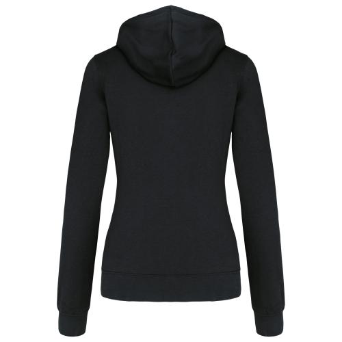 Sweat-shirt capuche contrastée femme