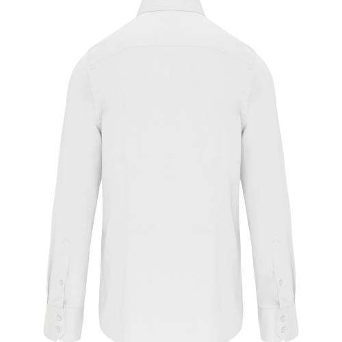 Men's fitted long-sleeved non-iron shirt