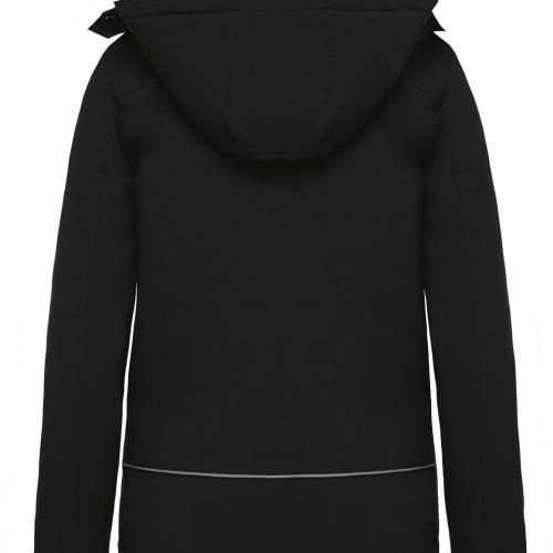 Ladies’ hooded softshell lined parka
