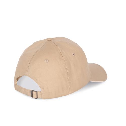 Cap with contrasting sandwich peak - 6 panels