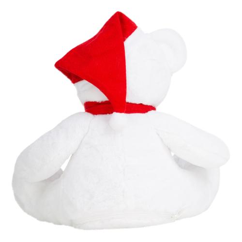 Zipped Christmas cuddly toy bear