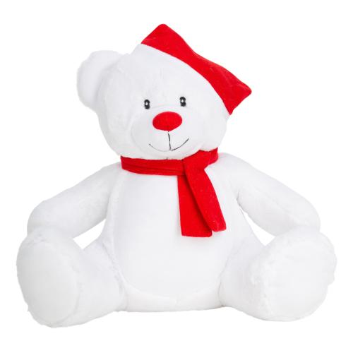 Zipped Christmas cuddly toy bear