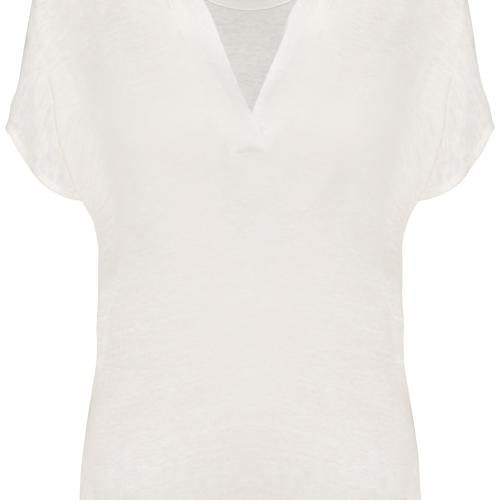 Ladies’ linen polo shirt -190gsm
