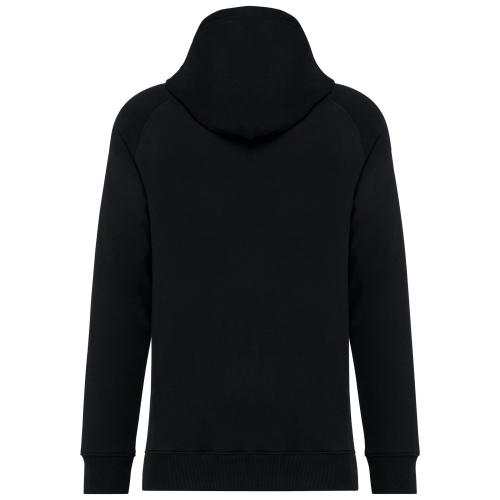 Unisex zipped fleece hoodie