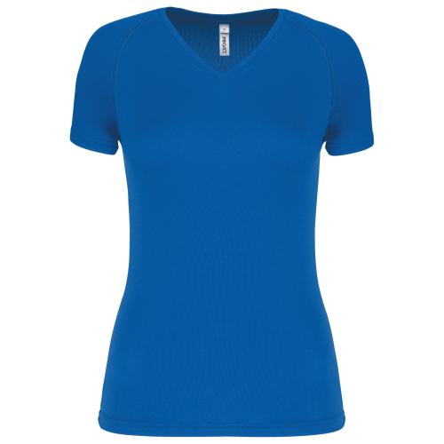 Ladies’ V-neck short-sleeved sports T-shirt