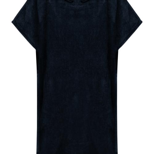 Poncho éponge à capuche unisexe