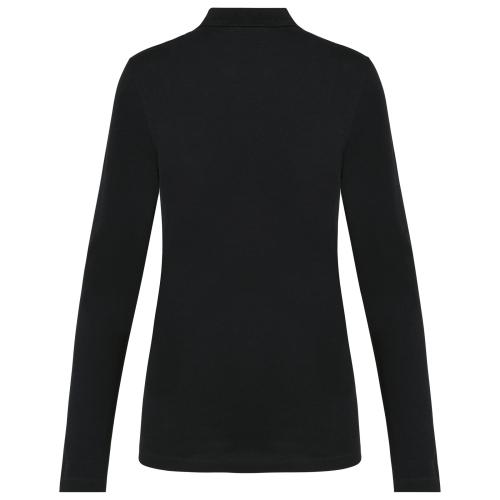 Ladies' long-sleeved Supima® polo shirt