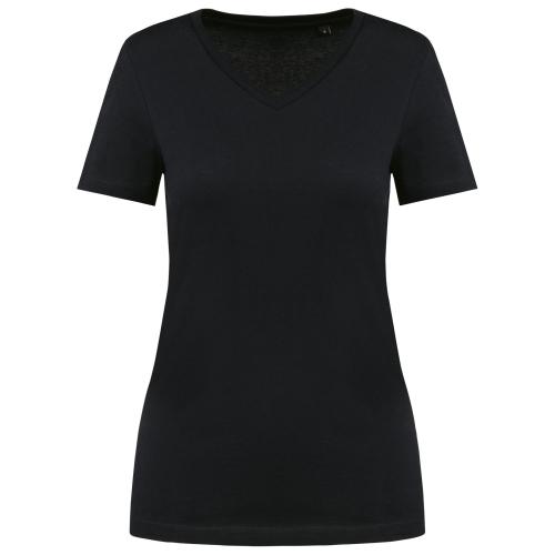 Ladies' V-neck short-sleeved Supima® t-shirt