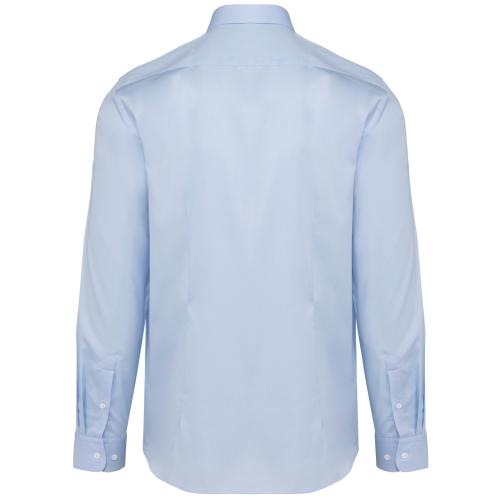 Men's long-sleeved twill shirt