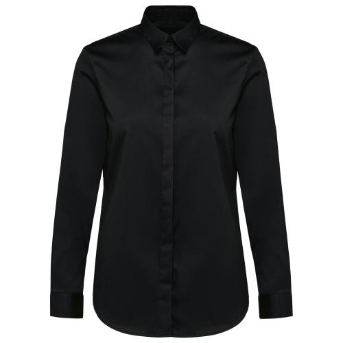 Ladies' long-sleeved twill shirt
