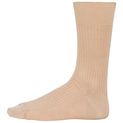 Men’s 4x2 rib cotton Scottish lisle thread socks