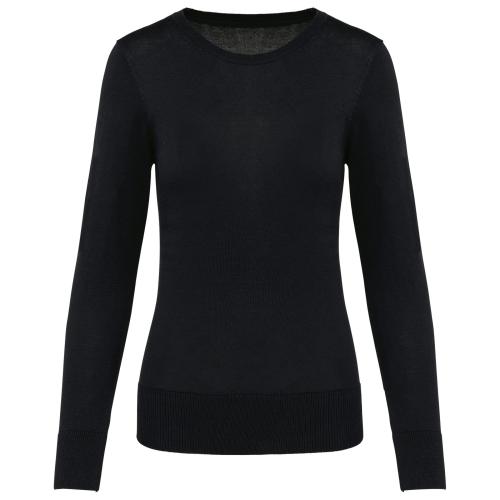 Ladies' crew neck Supima® jumper