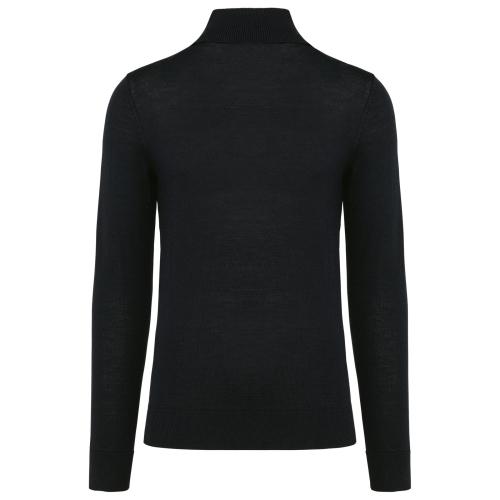 Pull Mérinos col roulé homme