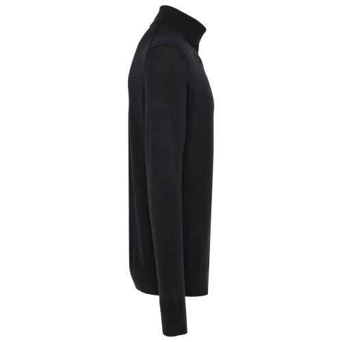 Men's roll-neck merino jumper