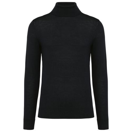 Men's roll-neck merino jumper