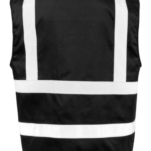 Zipped safety vest