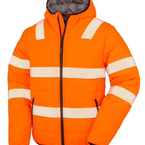 Recycled ripstop padded safety jacket