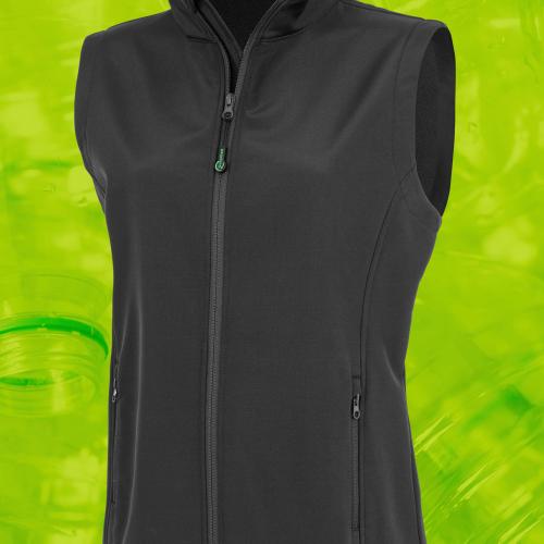 Bodywarmer softshell femme recyclé