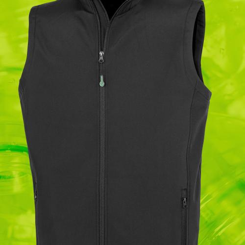 Bodywarmer softshell homme recyclé