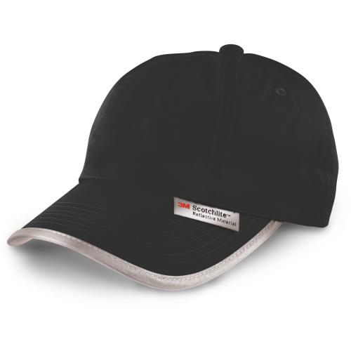 Casquette avec bordures réfléchissantes