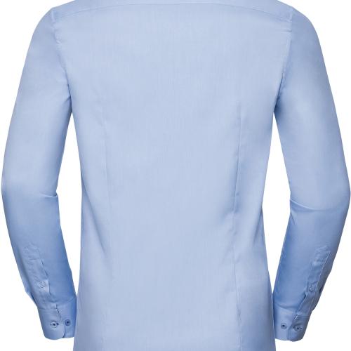 Long-sleeved Herringbone Shirt
