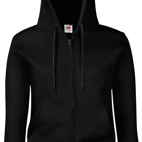 Sweat-shirt femme zippé capuche Premium (62-118-0)