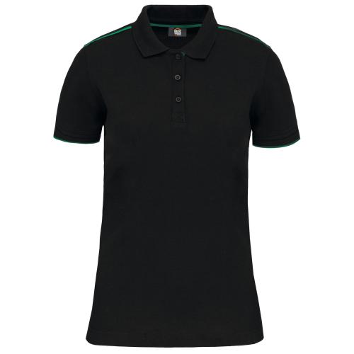 Ladies' short-sleeved contrasting Day To Day polo shirt